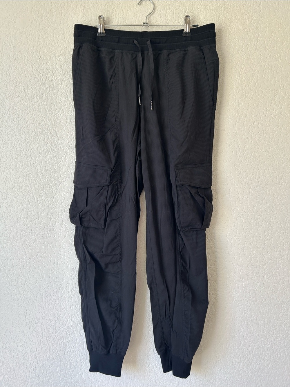 lululemon athletica Black Cargo Jogger Track Pants